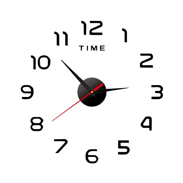【Q禮品】A6094 DIY創意時鐘 餐廳壁貼時鐘 數字掛鐘 免打孔時鐘 創意時鐘牆面裝飾 贈品禮品