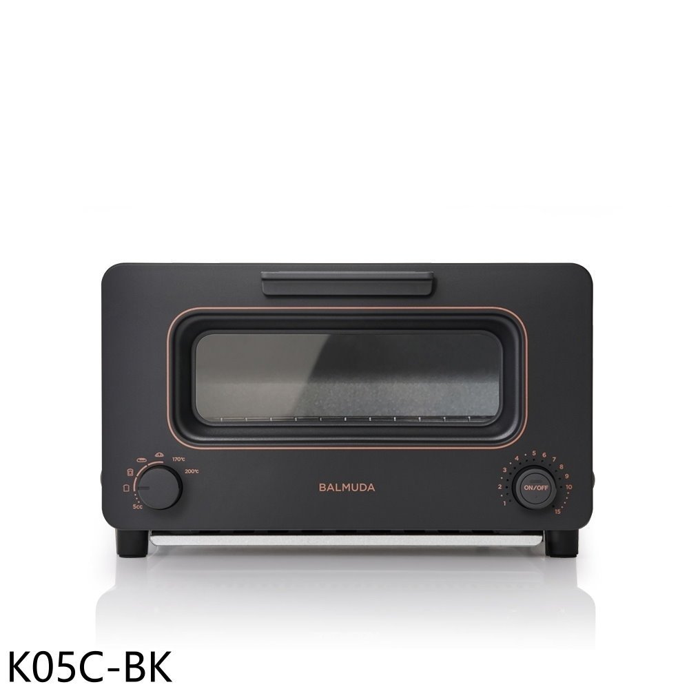 《可議價》BALMUDA百慕達【K05C-BK】The Toaster 蒸氣烤麵包機黑色烤箱