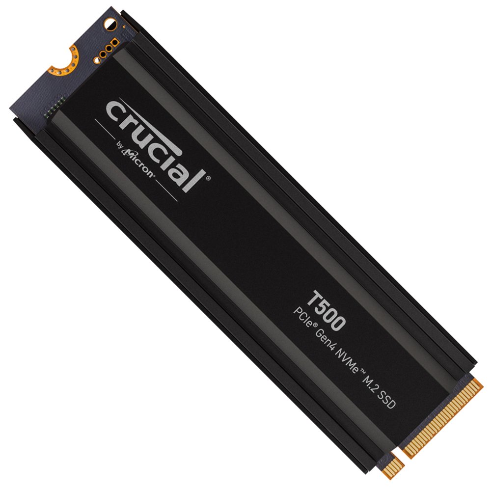 美光 Micron Crucial T500 1TB【有】散熱片 M.2 NVMe PCI-E Gen 4 SSD 固態硬碟 捷元代理公司貨 1T