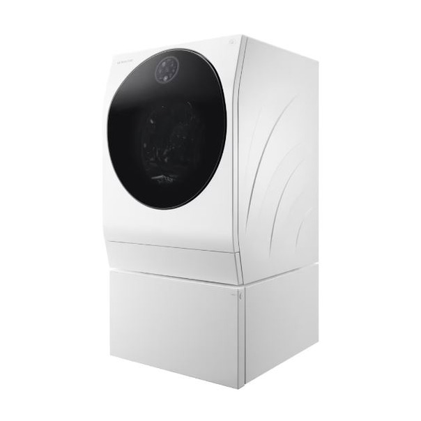 【LG/樂金】TWINWash™ 雙能洗 (蒸洗脫烘) 12公斤+2公斤洗衣容量 WD-S12SW+WT-D200SHW