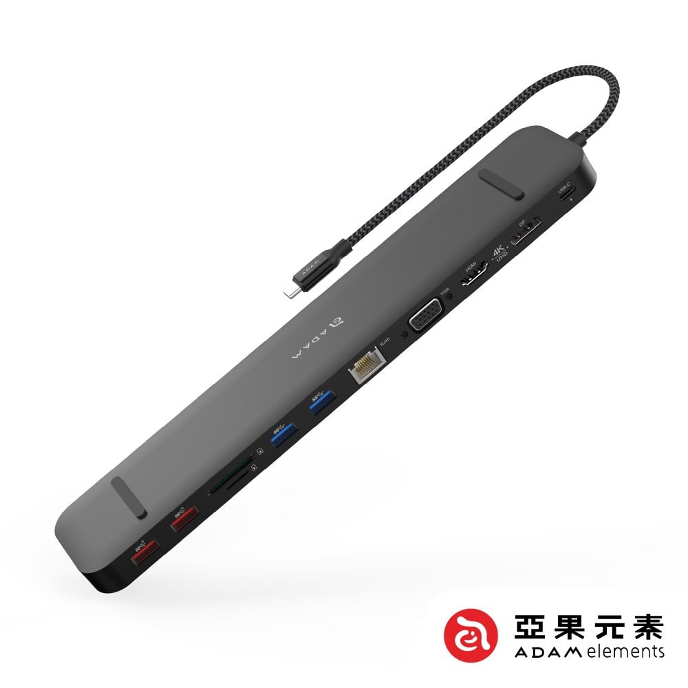 亞果元素 CASA HUB Pro Max USB-C 3.1 Gen2 13合1多功能高速集線器