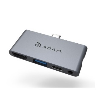 亞果元素 CASA HUB i4 USB-C 3.1 4 port for iPad 集線器-灰