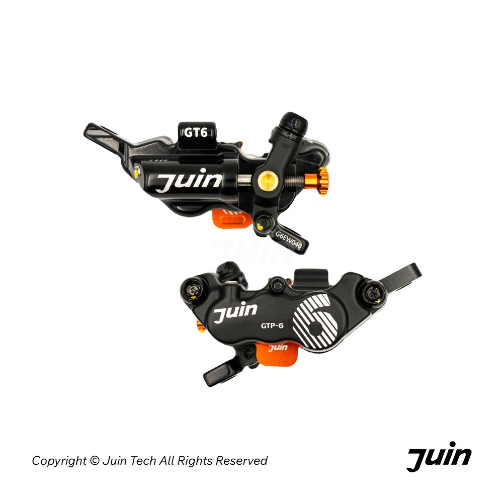JUIN TECH GTP6 整合式6活塞雙邊作動油壓卡鉗 / 黑