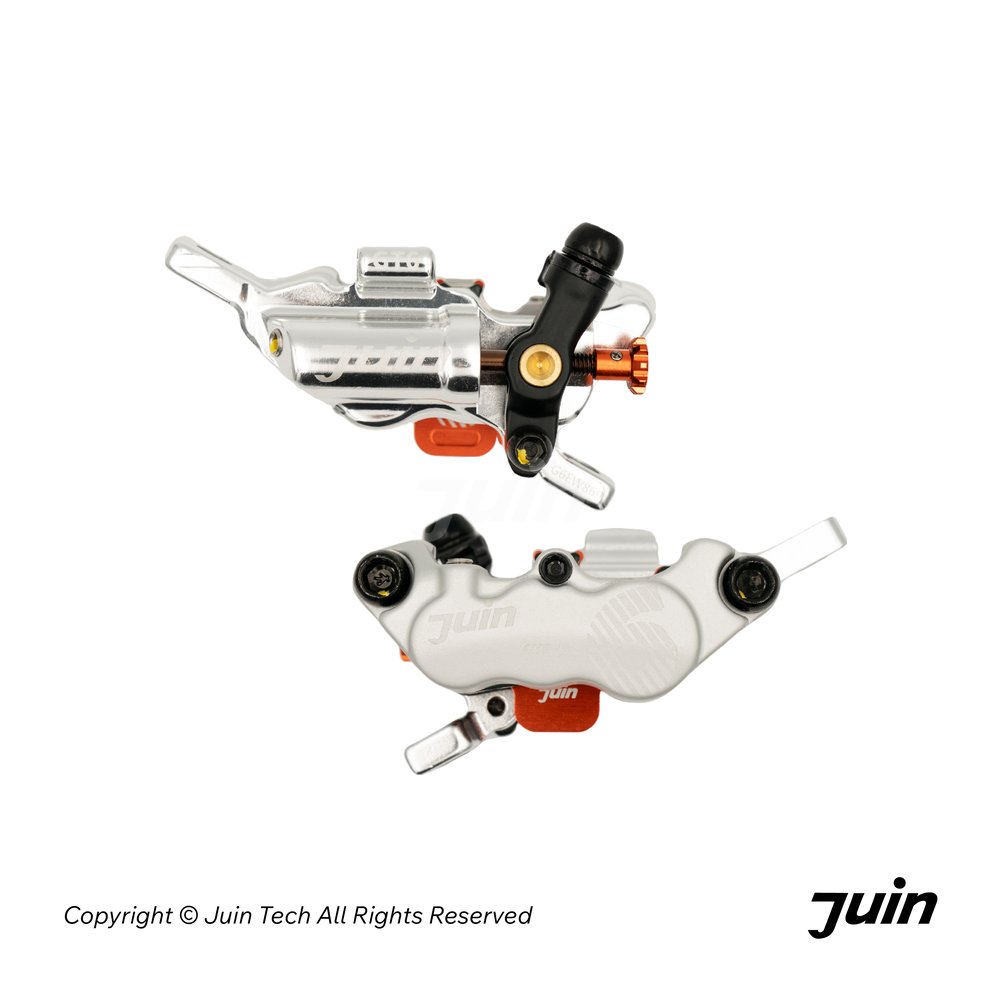 JUIN TECH GTP6 整合式6活塞雙邊作動油壓卡鉗 / 銀