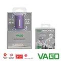 VAGO Z 旅行衣物輕巧微型真空收納機-紫+VAGO 旅行真空收納袋--(S)36*36cm x2