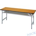 【NICK】180×45折疊式會議桌(二色可選)