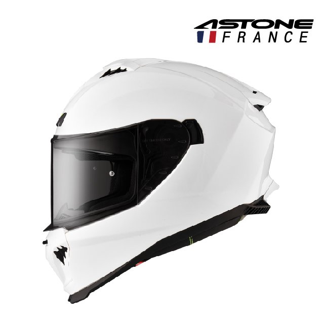 【ASTONE】GT6 SOLID 素白 ABS 雙鏡片 全罩式安全帽