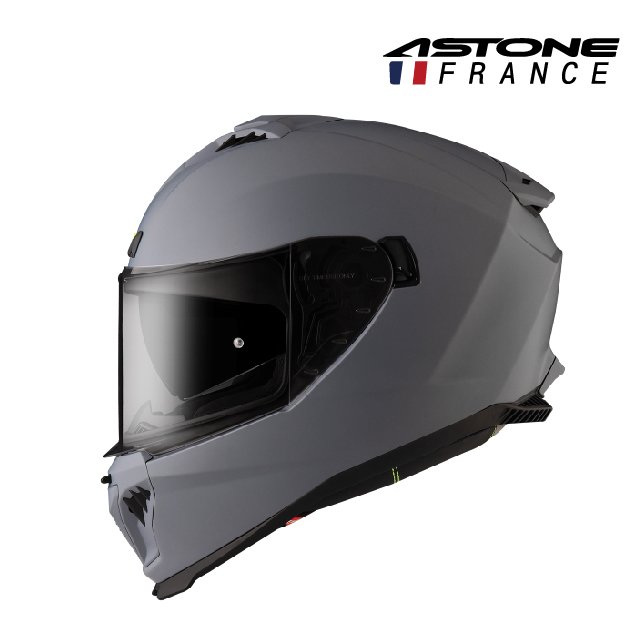 【ASTONE】GT6 SOLID 平灰 ABS 雙鏡片 全罩式安全帽