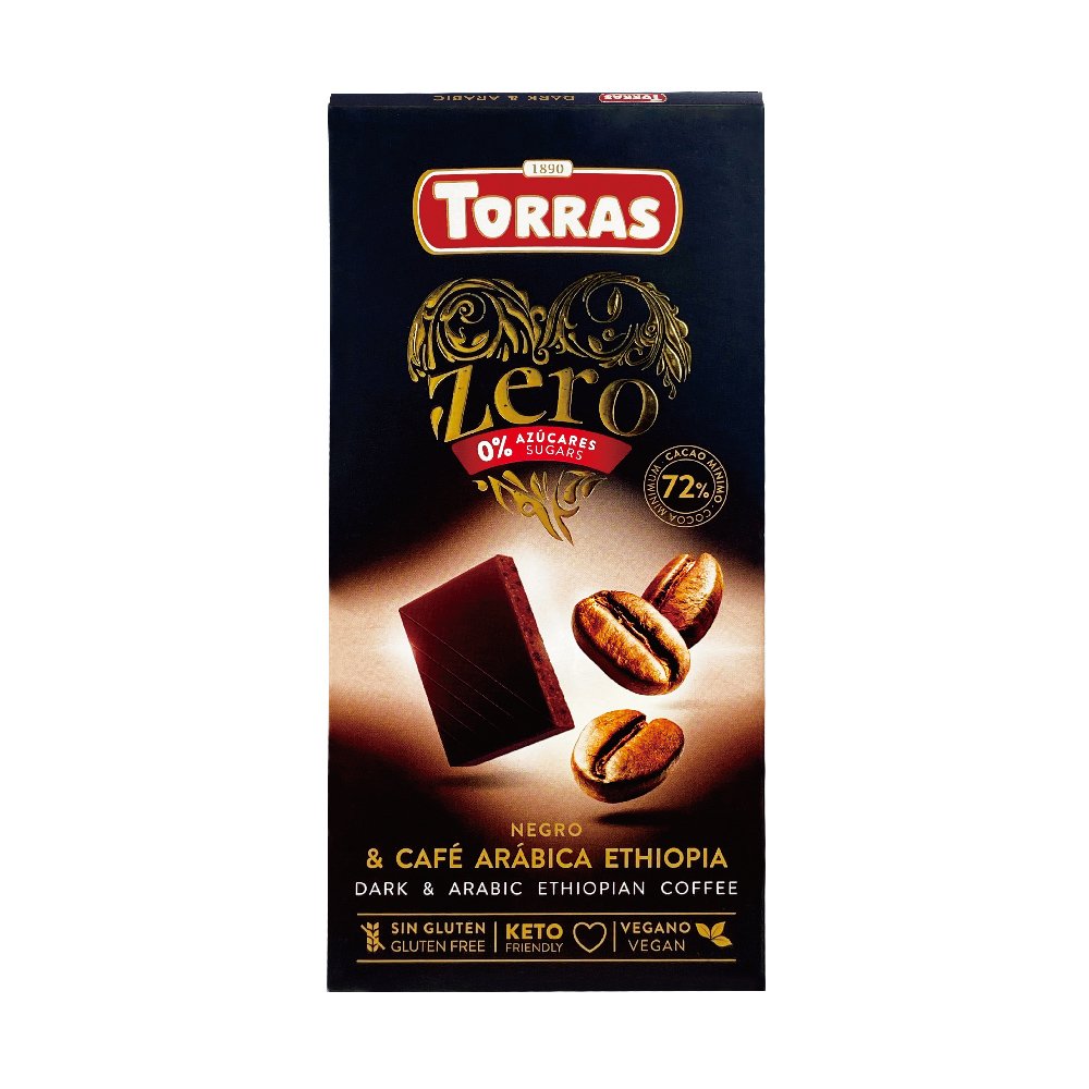 多樂72%醇黑阿拉比卡咖啡巧克力100G_無加糖巧克力 麥芽糖醇巧克力 素食巧克力