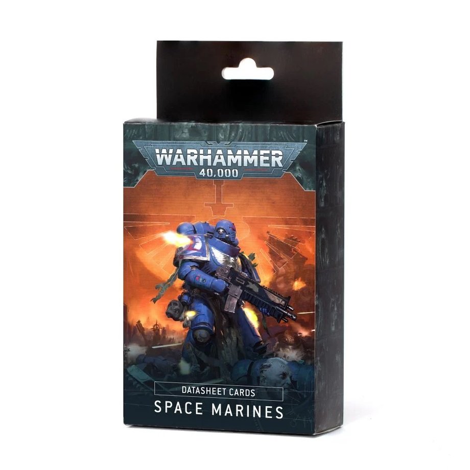 Warhammer【戰鎚40K】Space Marines:Datashee t Cards(English)-數據表卡：星際戰士(英文版)