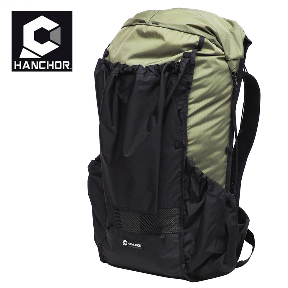 【Hanchor 台灣】TUFA 輕量化登山背包 灰綠色R/S (OD30)｜運動後背包 旅行背包
