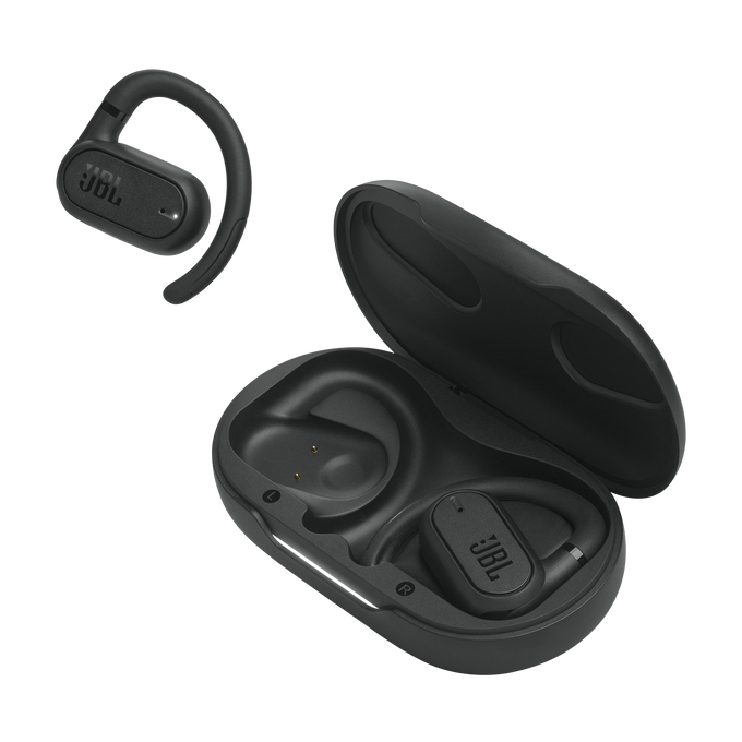 【海恩數位】美國 JBL Soundgear Sense 採用可拆卸頸帶和開放式設計 安全性、舒適度與高音質並存 黑色 活動~113.6.30