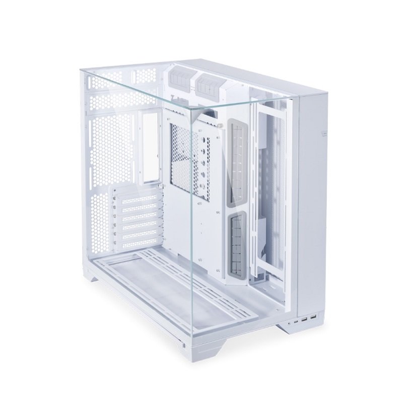 米特3C數位–LIANLI 聯力 O11 VISION 鋼化玻璃機殼 白色/PC-O11DW