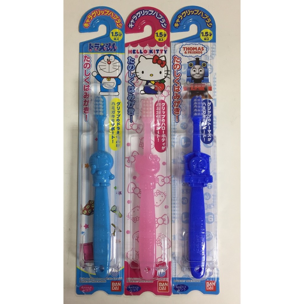 【霏霓莫屬】日本製 正版 BANDAI 卡通牙刷 兒童牙刷 立體牙刷 公仔牙刷 1.5歲以上適用 正版