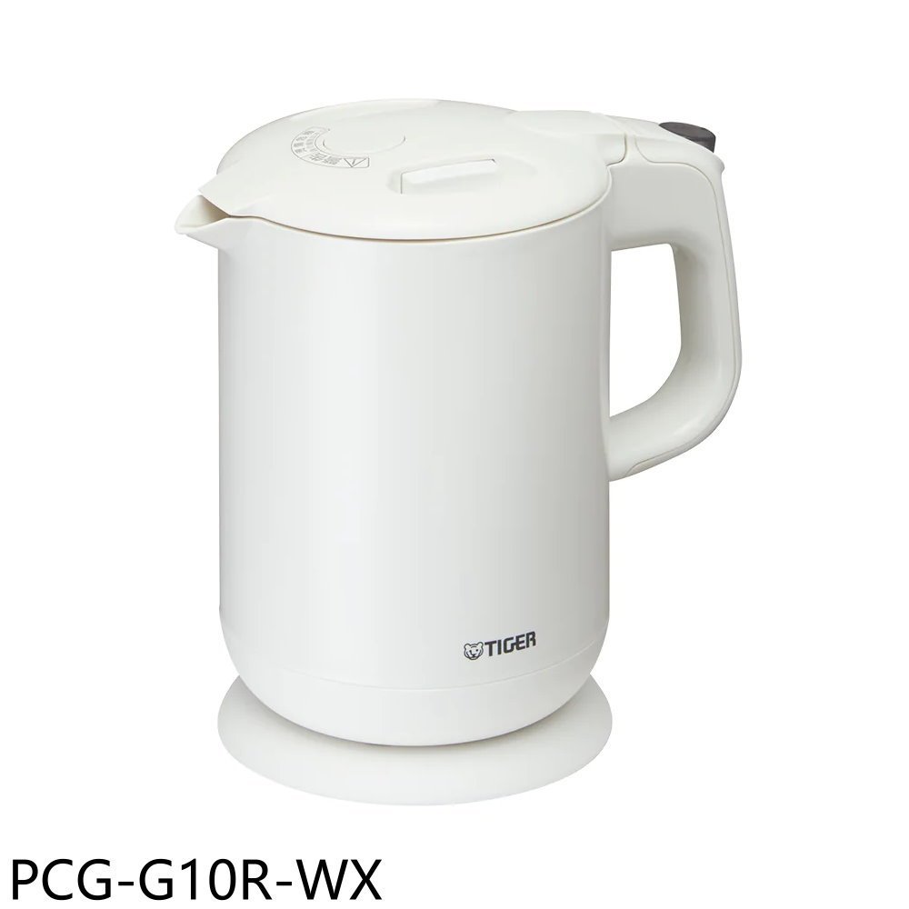 《可議價》虎牌【PCG-G10R-WX】1公升電氣快煮壺白色熱水瓶
