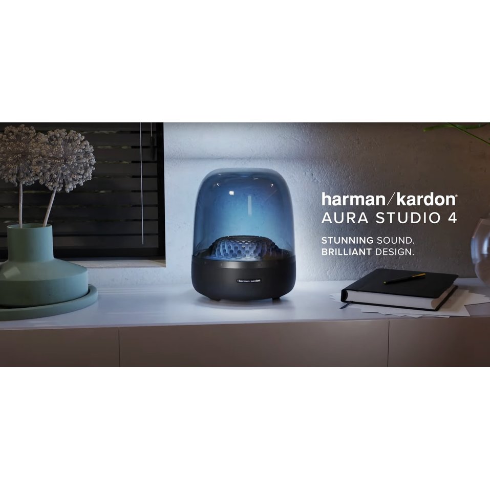 【最新上市-台灣公司貨】分期免運 Harman Kardon Aura Studio 4 藍牙 喇叭 音響 水母 琉璃