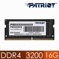 Patriot 美商博帝 DDR4 3200 16GB 筆記型記憶體