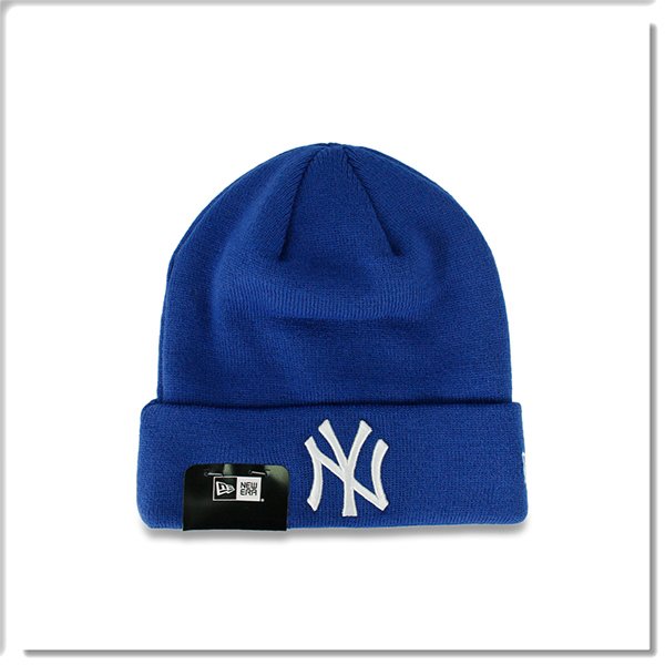 【ANGEL NEW ERA】NEW ERA MLB NY 紐約 洋基 隊徽 寶藍色 毛帽 秋冬 限量 穿搭 潮流 嘻哈