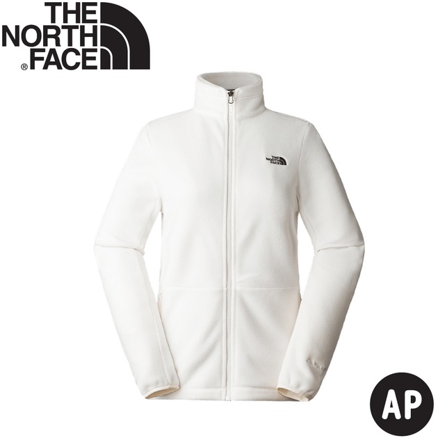 【The North Face 女 可套式刷毛保暖外套 AP《白》】83OL/休閒外套/中層衣/夾克/刷毛外套