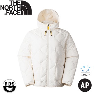 【The North Face 美國 女 600FP羽絨外套(可收納成頸枕) AP《白》】83SO/登山/夾克/保暖外套
