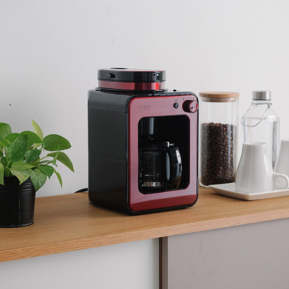 siroca 自動研磨咖啡機SC-A1210(紅色)