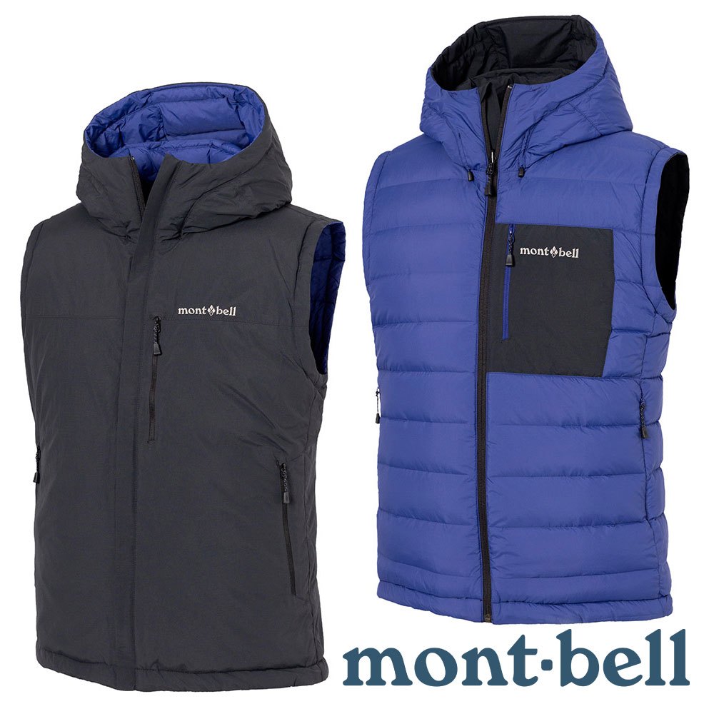 【mont-bell】COLORADO-男雙面羽絨背心(FP650) 『黑』1101681 戶外 露營 登山 健行 休閒 時尚 保暖 禦寒 羽絨 背心