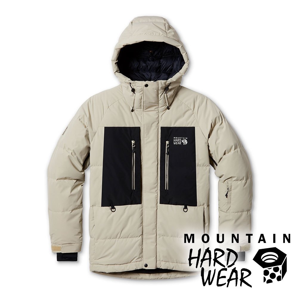 【Mountain Hardwear】First Tracks 男防水FP650羽絨連帽外套『沙畫』2043391 戶外 露營 登山 健行 禦寒 保暖 滑雪 連帽外套 羽絨外套