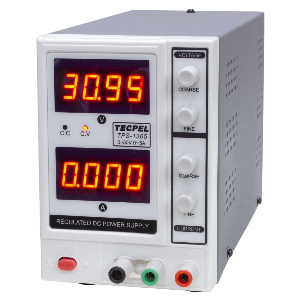 TECPEL TPS-1305 30V 5A 單通道線性, DC 直流電源供應器