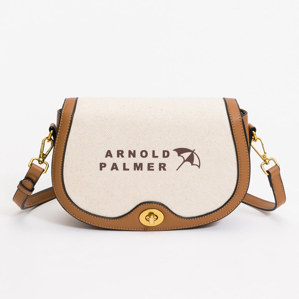 雨傘牌 包包【永和維娜】Arnold Palmer 斜背包 Soleil系列 米白色 432-6002-01-7
