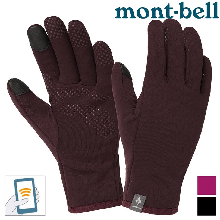 【台灣黑熊】日本 mont-bell 1118270 女 Trail Action Gloves 可觸控保暖手套