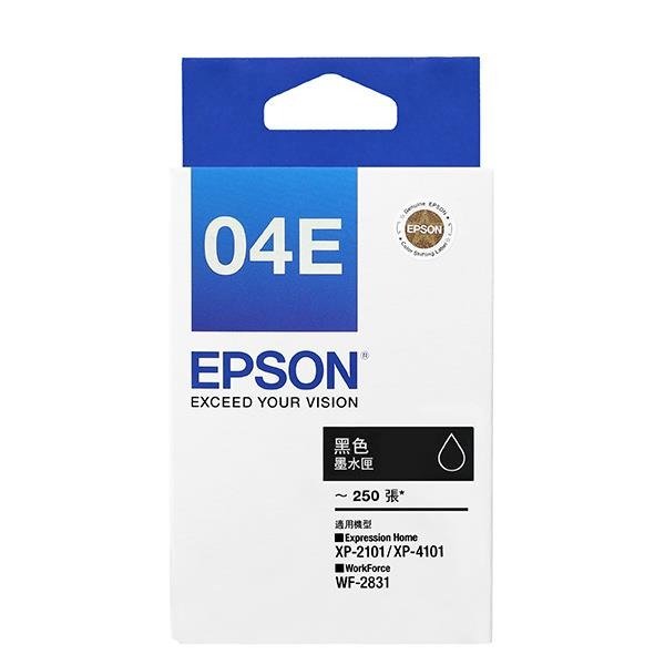 【1768購物網】EPSON C13T04E150 黑色墨水匣 (04E)