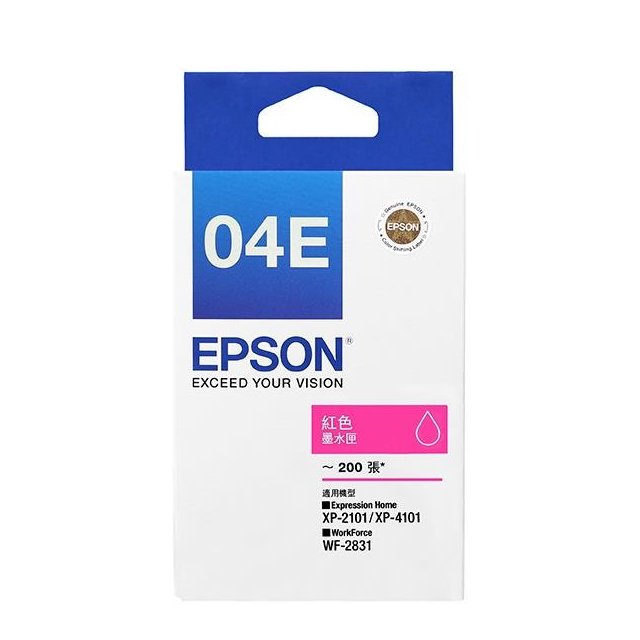 【1768購物網】EPSON C13T04E350 紅色墨水匣 (04E)