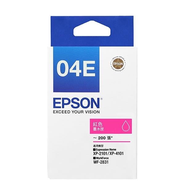 【1768購物網】EPSON C13T04E350 紅色墨水匣 (04E)