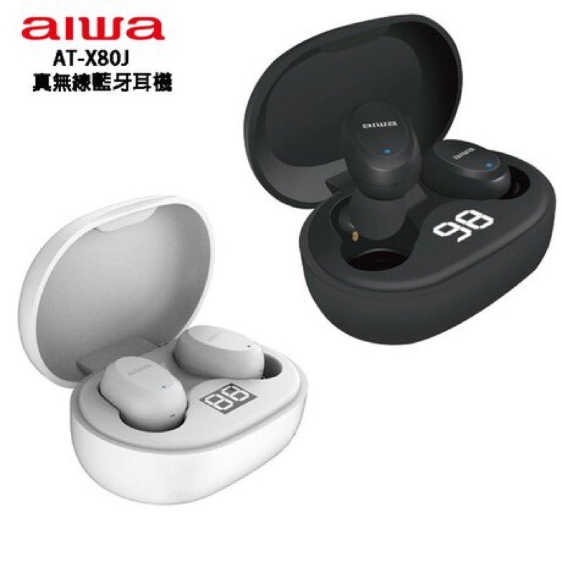[ 新北新莊 名展音響] AIWA 愛華 公司貨 真無線藍牙耳機 AT-X80J