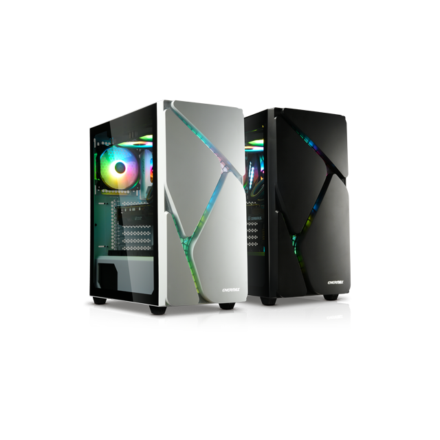 保銳 冰曜石 MarbleShell MS30 ATX RGB 機殼內建幻彩RGB(黑)