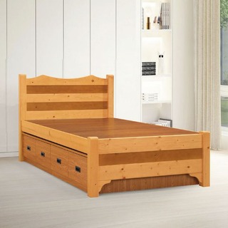 【CB167-14628】雅歌檜木混色床3.5尺單人床(不含抽屜盒)(628B)