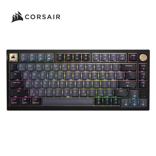 海盜船CORSAIR K65 PLUS WIRELESS 三模無線75 %機械式鍵盤(英文)