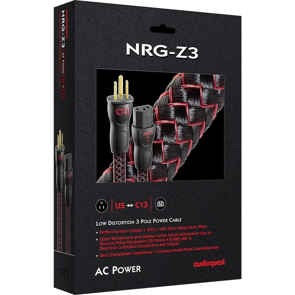 ─ 新竹立聲 ─ 歡迎來店試聽 美國線聖專區 AudioQuest NRG-Z3 發燒電源線 NRG Z3 三角尾($21000)