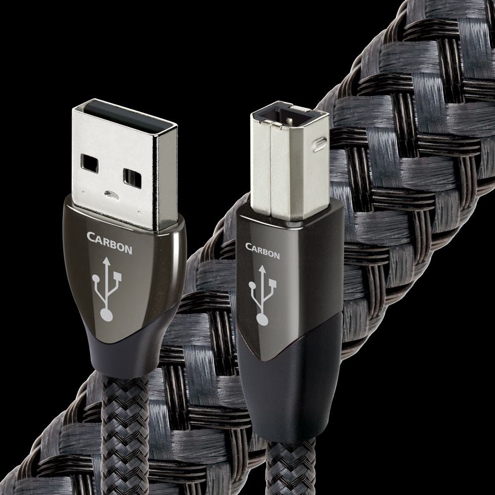 ─ 新竹立聲 ─ 歡迎來店試聽 AudioQuest Carbon USB A to B 發燒訊號線 皇佳公司貨($16200)