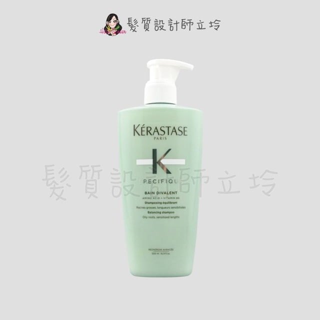 立坽『頭皮調理洗髮精』台灣萊雅公司貨 KERASTASE卡詩 特效 胺基酸平衡舒緩髮浴500ml HS09 HS03
