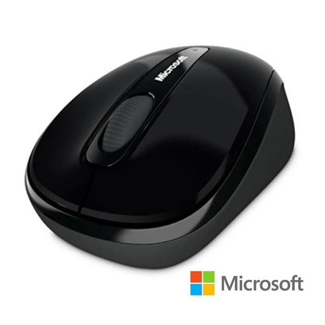 微軟Microsoft 無線行動滑鼠 3500 - 黑 盒裝