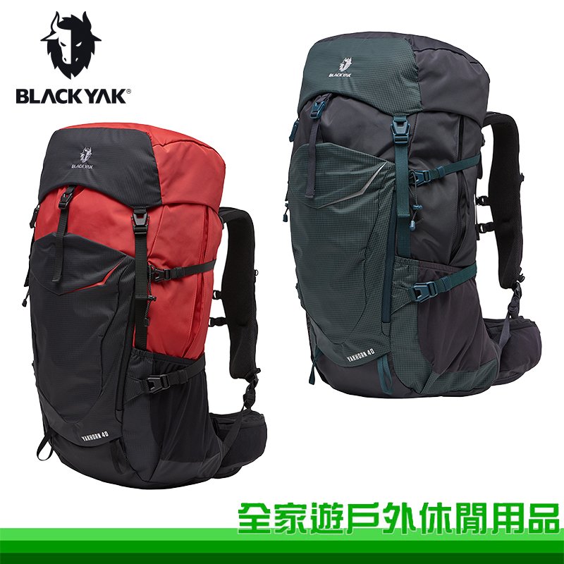 【全家遊戶外】BLACKYAK 韓國 YAK HORN 40L 登山背包 深綠 黑 旅行背包 頂袋背包 健行背包 CB2NBF02