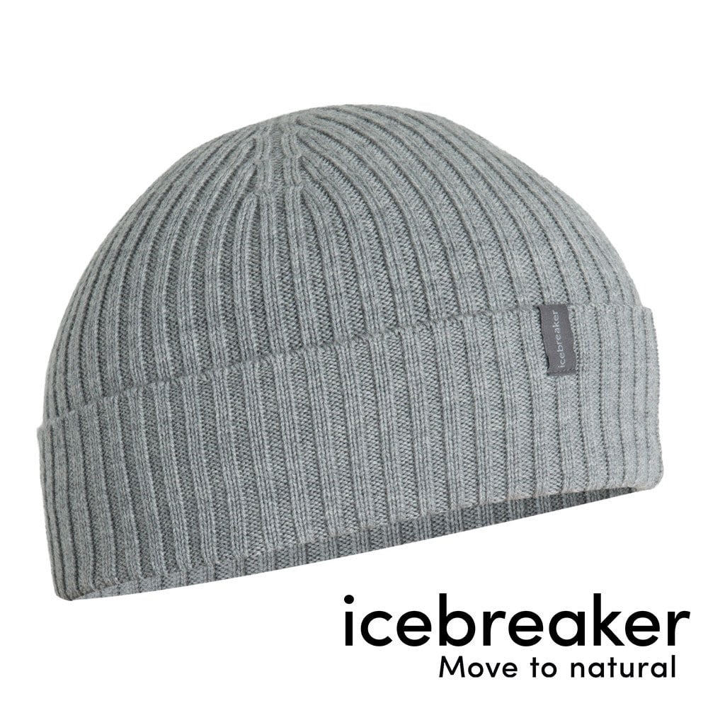 【icebreaker】Rixdorf Cuff美麗諾羊毛帽 JN『灰』 戶外 露營 登山 健行 休閒 時尚 禦寒 保暖 毛帽 羊毛帽 0A59LD