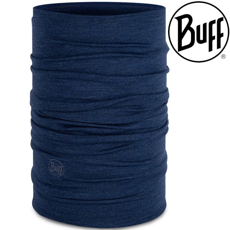 Buff 西班牙魔術頭巾 保暖織色-美麗諾羊毛頭巾 Merino Midweight 113022-791 編織鈷藍