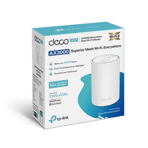 (聊聊享優惠) TP-LINK Deco X50-4G(1-pack)(EU) 版本:1 路由器(台灣本島免運費)