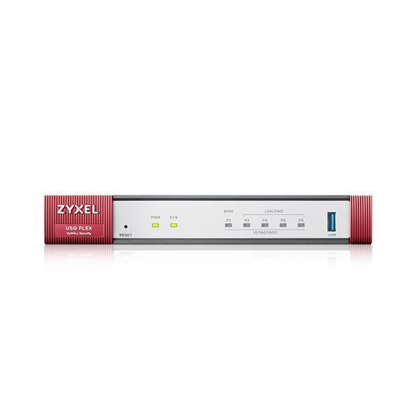 (聊聊享優惠) ZyXEL USG FLEX 100 non-SFP(BDL)智能防火牆(台灣本島免運費)