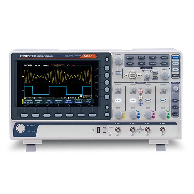 【GwinSTEK固緯】GDS-1074B 70MHz/4CH數位儲存示波器(加贈GTP-100測試探棒*1)