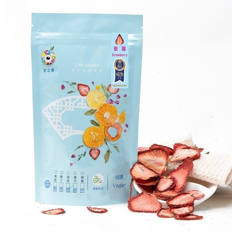 鮮果乾-草莓果片【佳麗果物】：25g/包