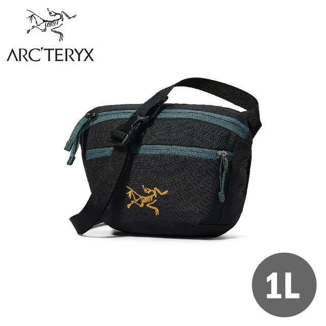 【ARC''TERYX 始祖鳥 Mantis 1L多功能腰包《魔術黑》】X000006157/小包/斜背包/腰包