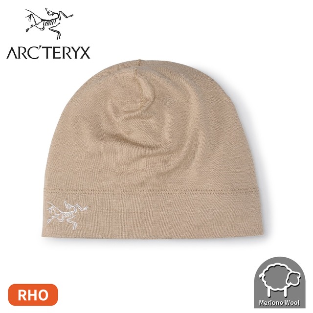 【ARC''TERYX 始祖鳥 Rho 輕量羊毛帽《煙燻棕》】X000005990/保暖帽/雪帽/毛帽/針織帽